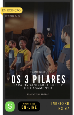 Os 3 pilares da organização do buffet